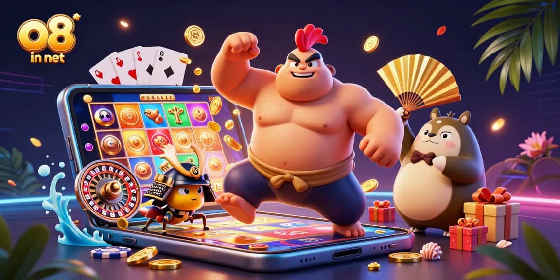 Engage in dynamic gameplay with O8 in net's vibrant casino scene featuring exciting gaming elements.