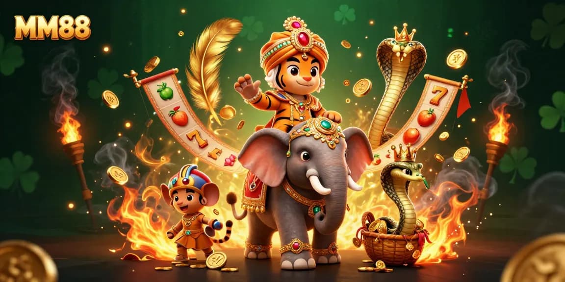 Engage in thrilling gameplay at MM88's vibrant online casino with immersive slot games.