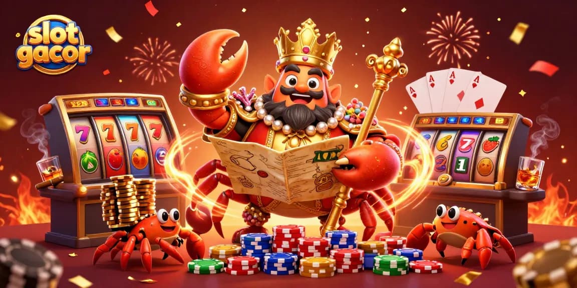 Spin the slot gacor reels for wins in this vibrant 3D casino scene.
