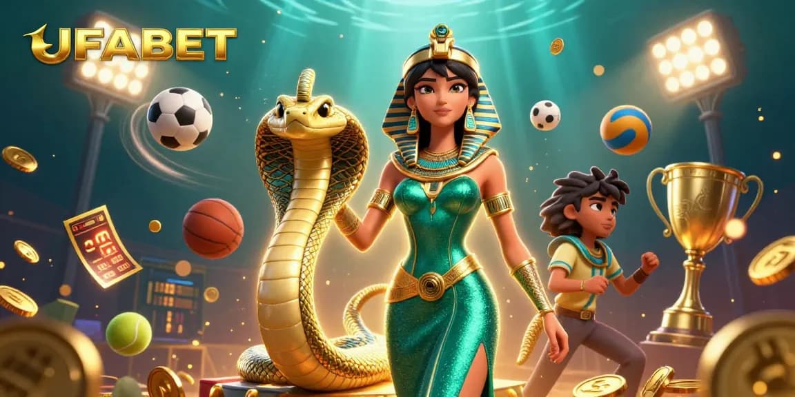 Experience exciting gaming adventures with UFABET through vibrant casino scenes full of action.