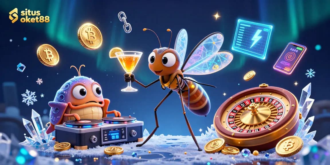 Play and win at situs loket88 with exciting casino-themed 3D illustrations of vibrant characters and elements!