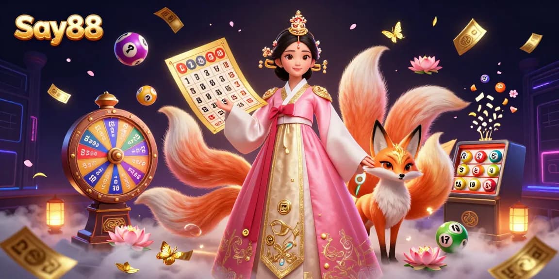 Engage with Say88's thrilling online casino adventure featuring vibrant lottery elements.