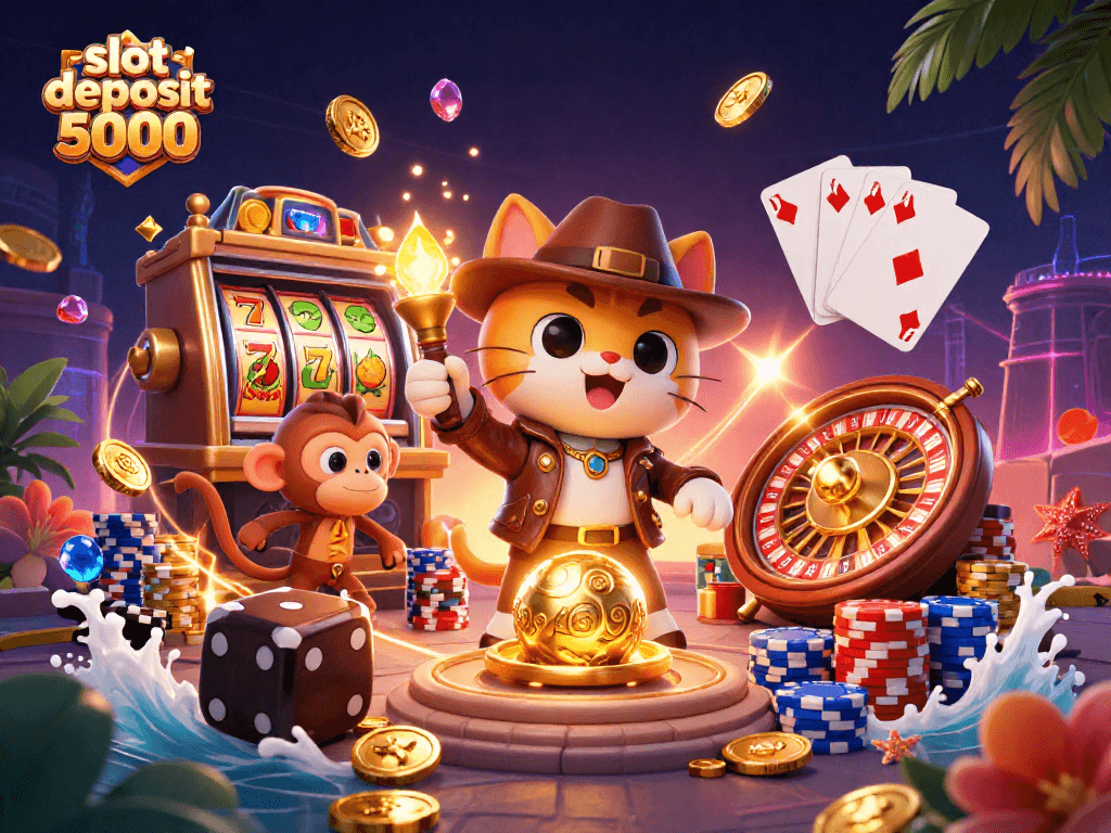 Menang besar dengan slot deposit 5000, menjelajahi harta kasino di dunia slot berwarna-warni