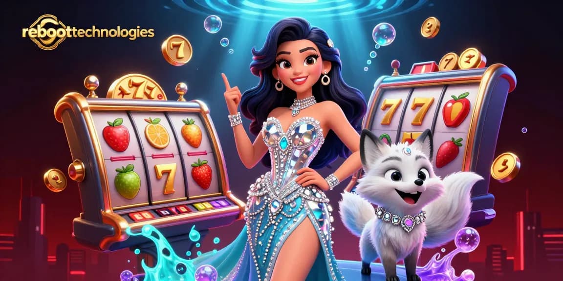 Experience thrilling gameplay with reboottechnologies showcasing a vibrant casino scene.