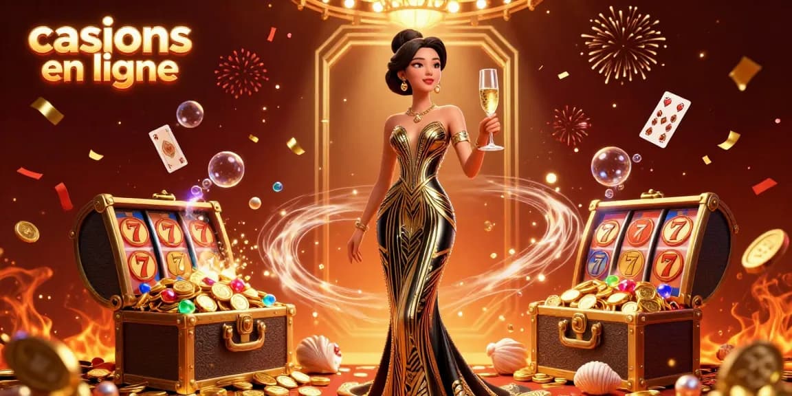 Interagissez avec des casinos en ligne à travers des aventures passionnantes remplies d'or et un gameplay glamour.