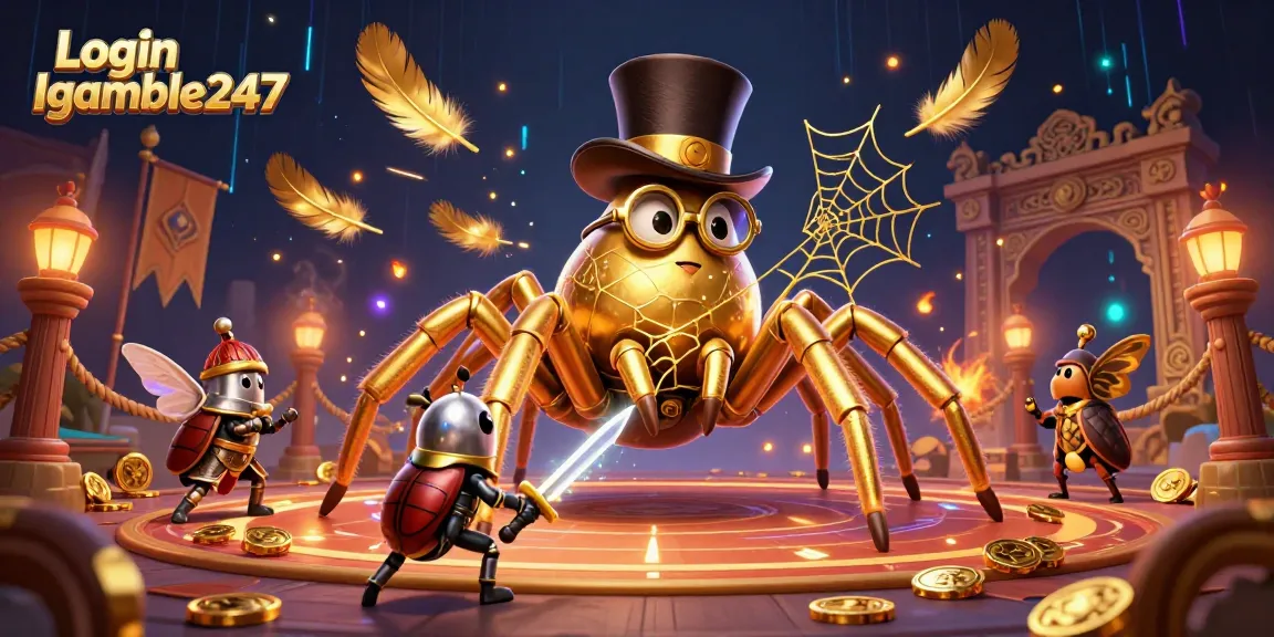 Play exciting games at Login Igamble247 with a thrilling scene of vibrant casino elements.