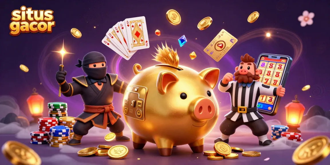 Experience exciting slots action with situs gacor showcased in a thrilling casino scene.