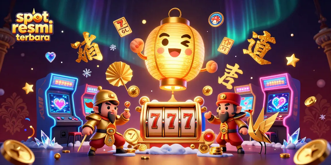 Mainkan slot resmi terbaru dengan ilustrasi kasino 3D mengagumkan yang menampilkan simbol keberuntungan dan karakter menarik.