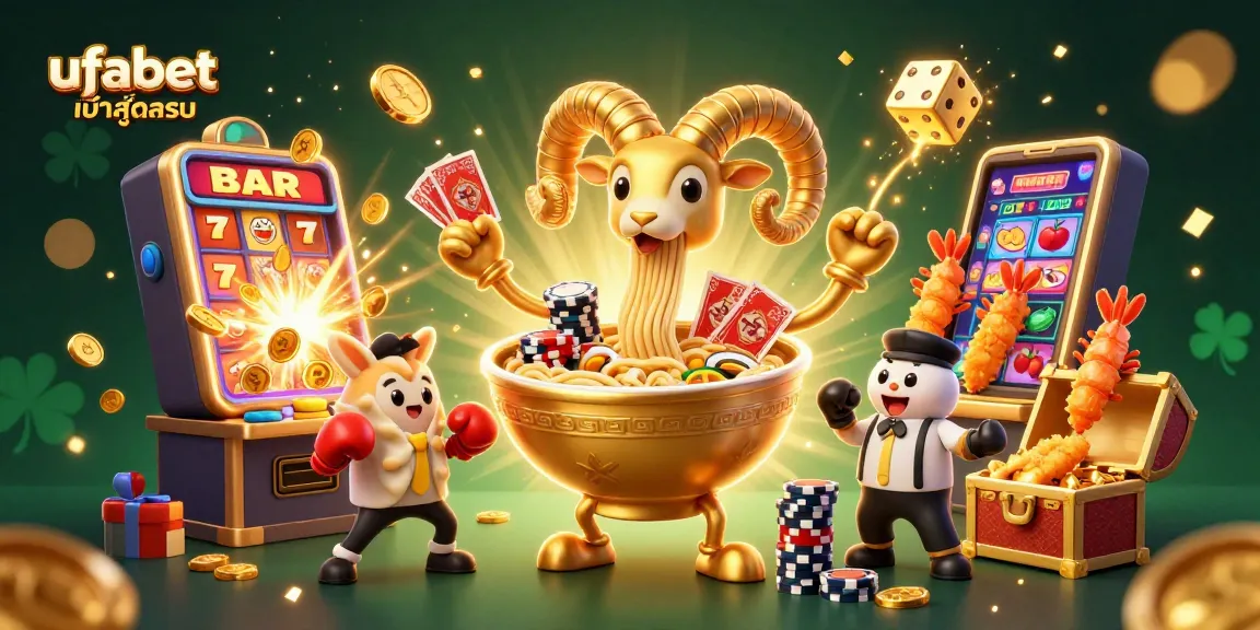 Play exciting games with ufabet เข้าสู่ระบบ featuring vibrant 3D casino characters and action.