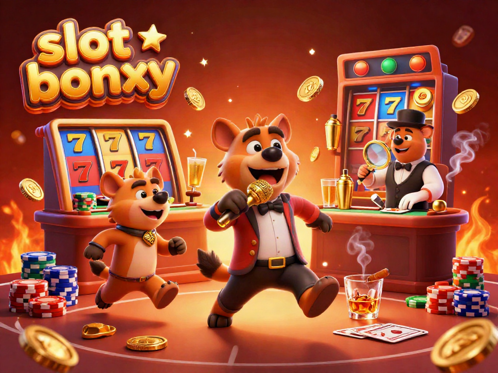 Experience thrilling action with the slot bonus as hyenas bring humor to the casino scene.