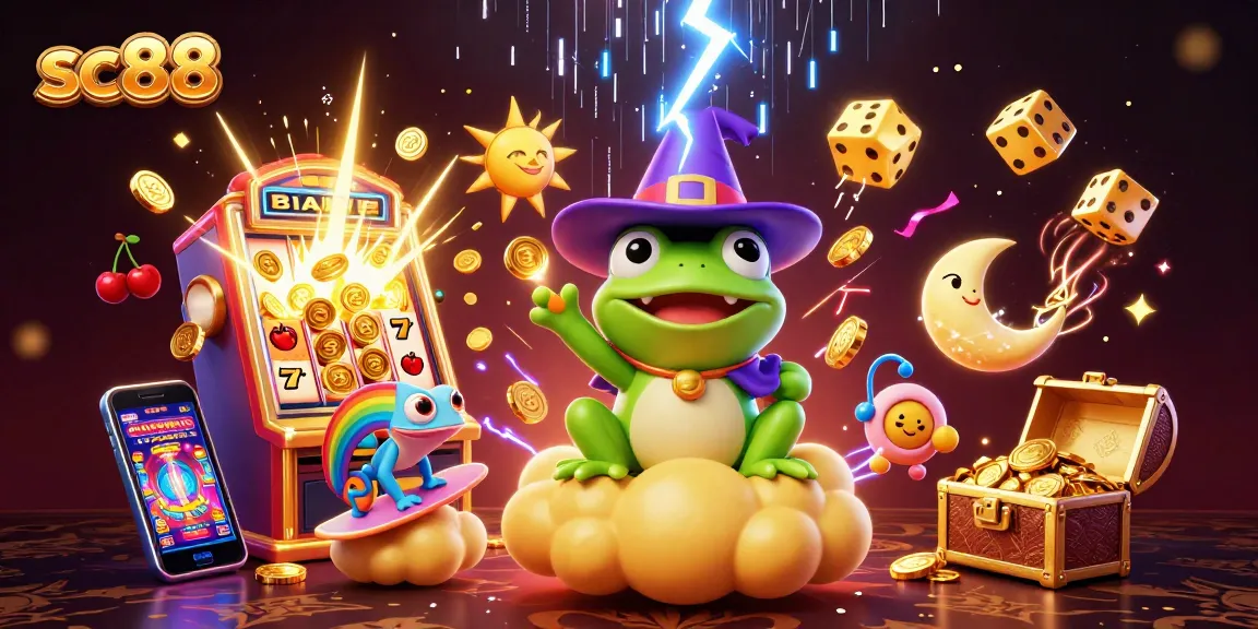 Experience thrilling jackpots at SC88 with magical elements and exhilarating tournament vibes.