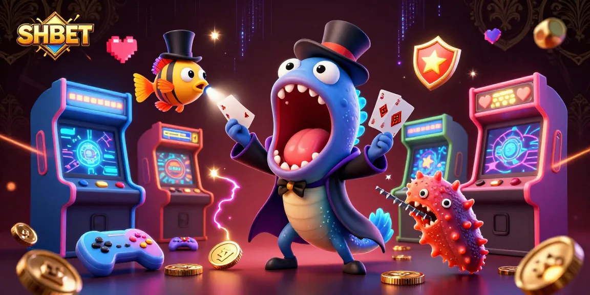Experience SHBET's thrilling magic show with unique sea creatures performing in a vibrant casino setting.