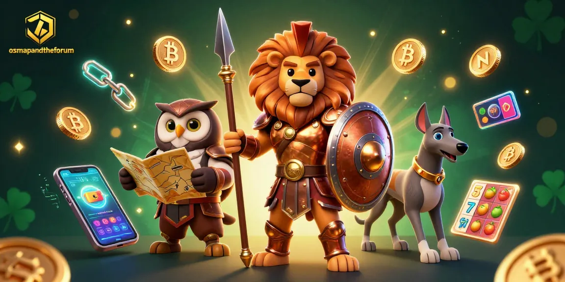 Play dynamic slot games on osmapandtheforum with a thrilling 3D illustration featuring engaging characters.