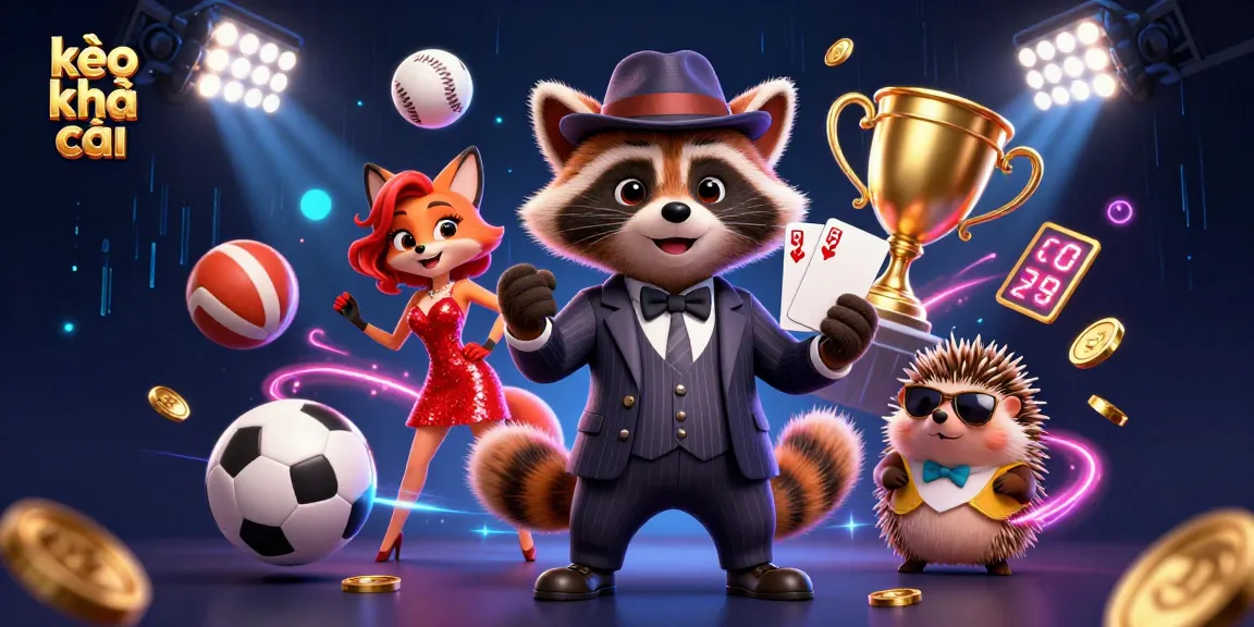 Experience intense excitement with kèo nhà cái in this vibrant 3D illustration of animated characters immersed in sports betting.