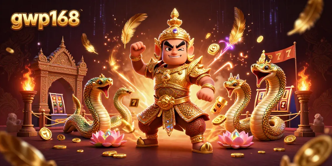 Menangkan kesempatan bermain yang menguntungkan di gwp168 dengan simbol slot dan naga.