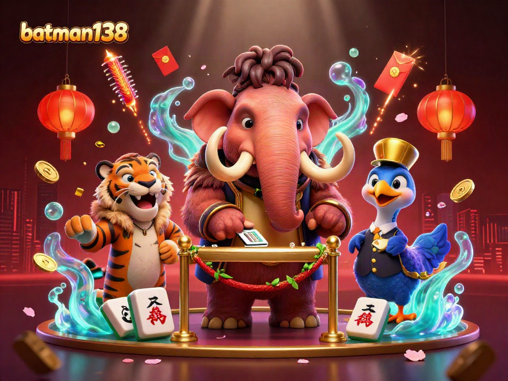 Experience excitement with batman138 as a unique woolly mammoth bouncer oversees VIP gambling.