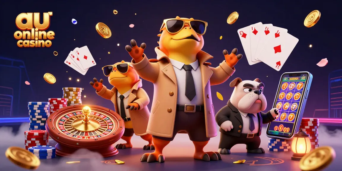 Experience thrilling games at the au online casino with raptors humorously attempting entry.