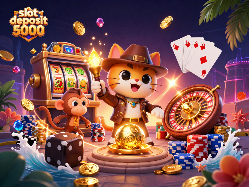Menang besar dengan slot deposit 5000, menjelajahi harta kasino di dunia slot berwarna-warni