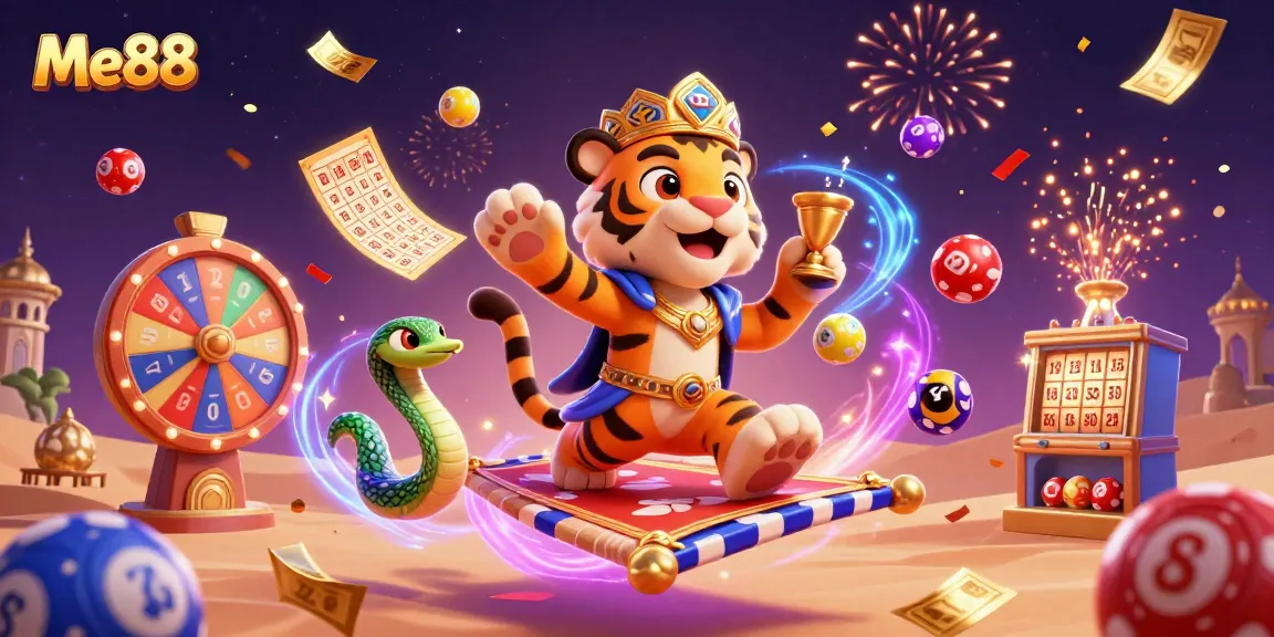Win big with Me88: Experience vibrant casino magic in this 3D celebration!