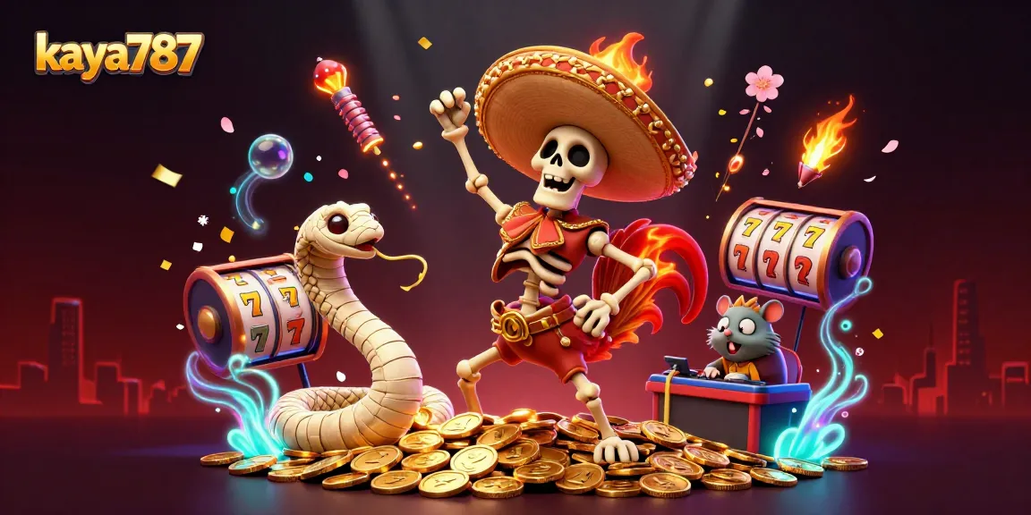 Experience vibrant gambling action with kaya787 featuring unique 3D animated characters and exciting casino elements.