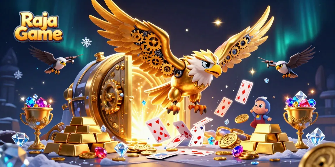 Experience thrilling gameplay and rewards with Raja Game amid an explosion of gems and treasures.