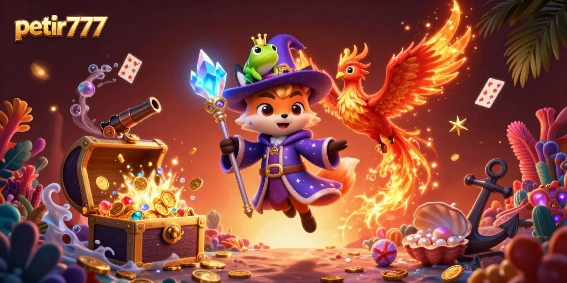 Engage in thrilling gameplay at petir777 with vibrant slot machines and magical characters.