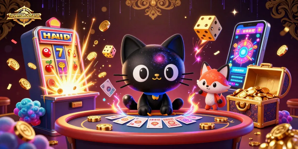 Tavernalusitana immerses players in a vibrant cosmic casino, attracting big wins with dynamic slot features.