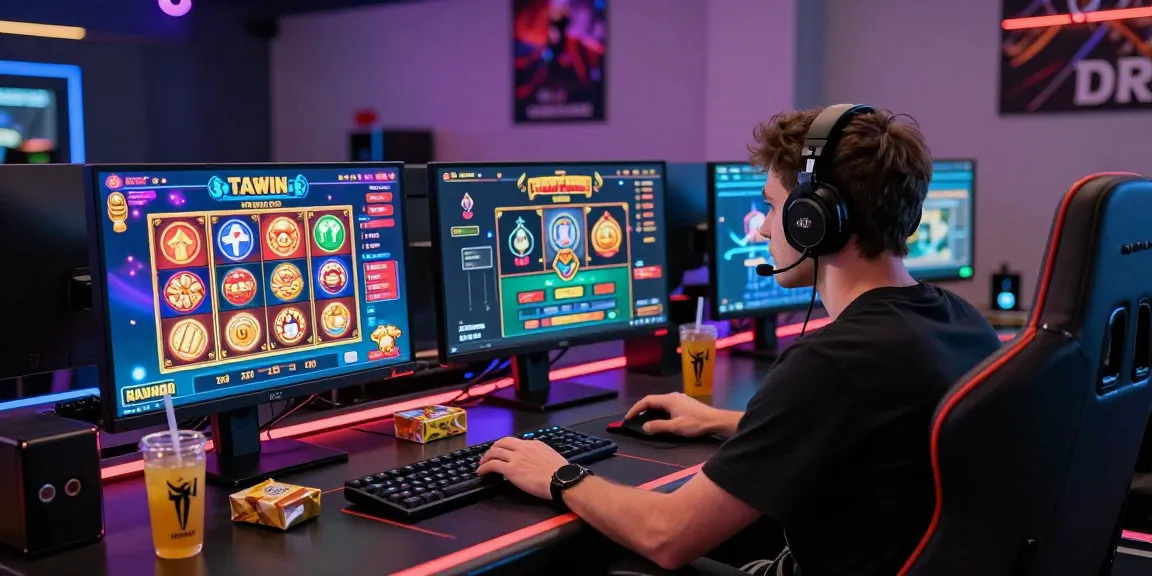 Pengalaman bermain boswin88 dalam suasana gaming yang cerah dan modern.