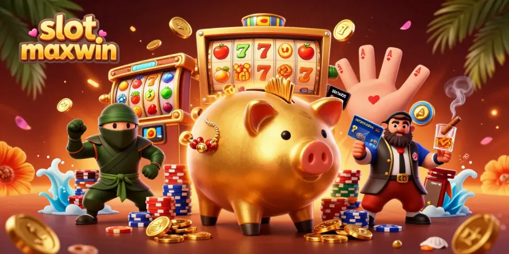 Slot maxwin: Menangkan jackpot dengan karakter kasino yang dinamis dan mengesankan.