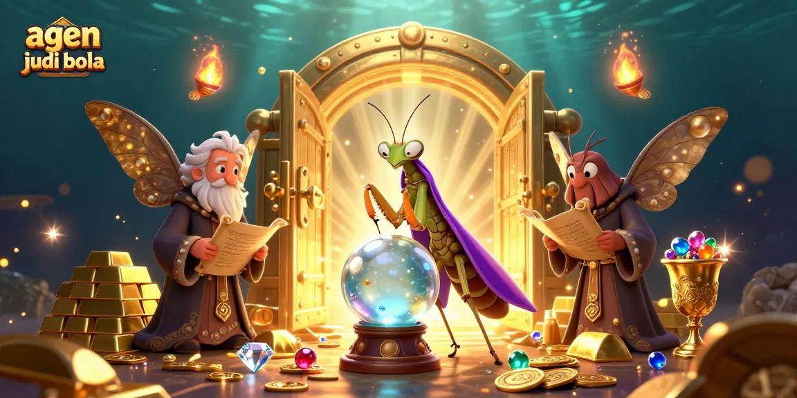 Engage in thrilling sports betting with agen judi bola while witnessing a mystical fortune teller and librarian.