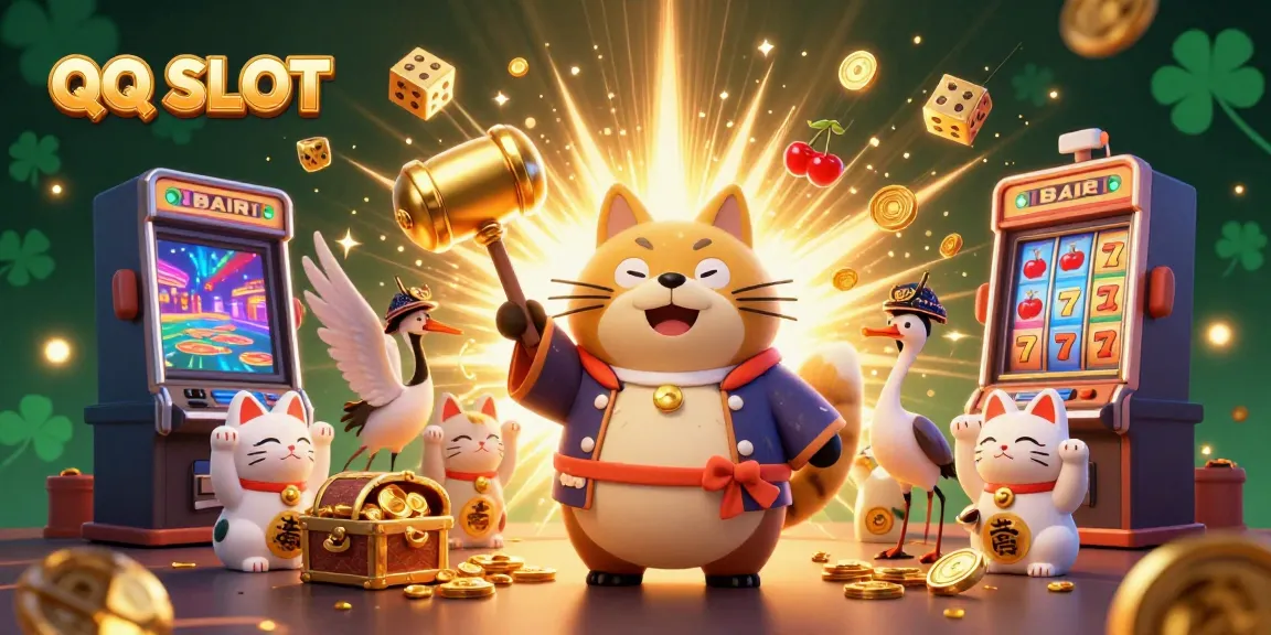 Experience excitement with QQ SLOT featuring vibrant 3D characters, magical gameplay elements, and a splash of casino harmony.
