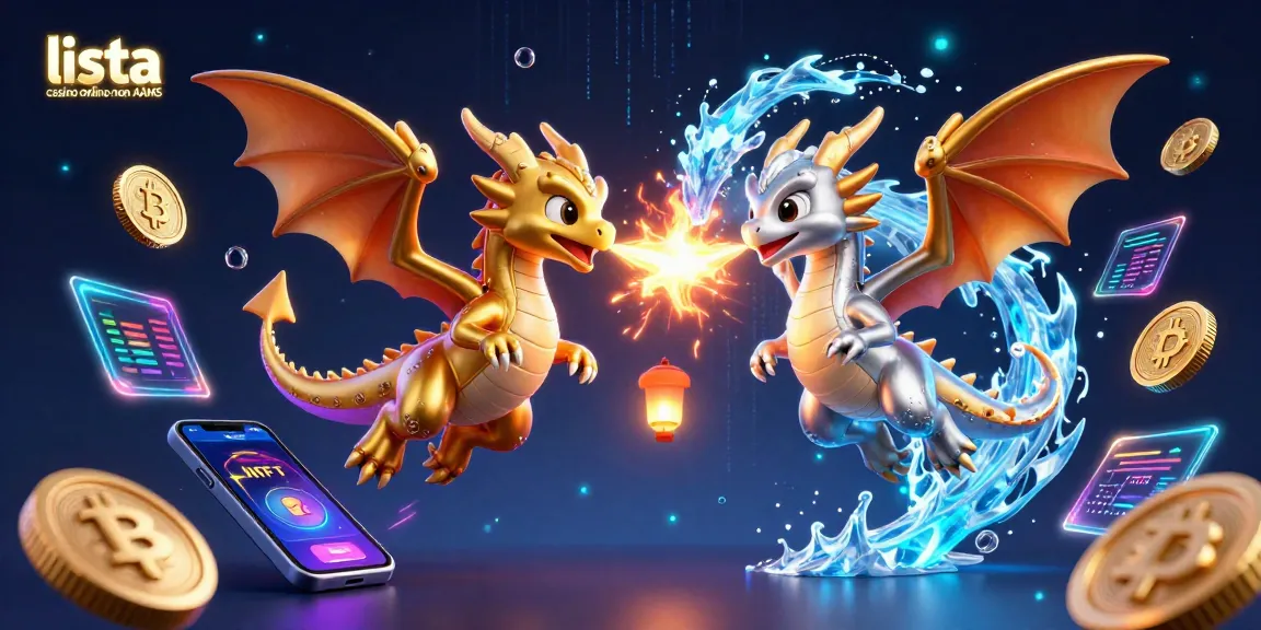 Scopri l'emozione di lista casino online non AAMS con draghi 3D vivaci ed elementi crypto.