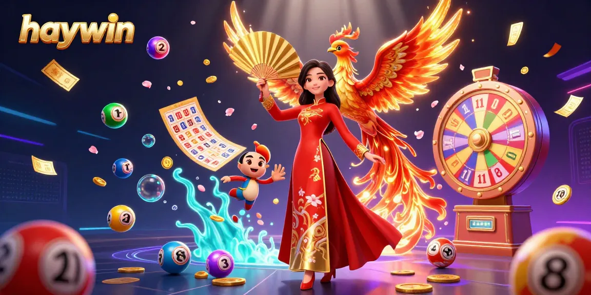 Win big with haywin in a vibrant 3D casino scene featuring immersive gaming elements.