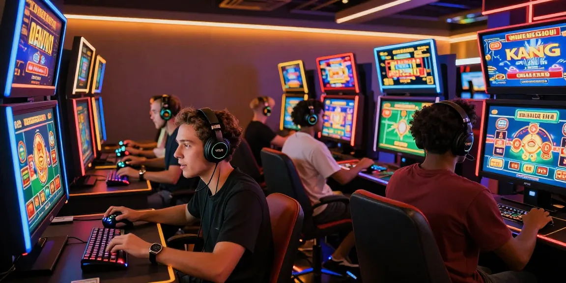 Engaging players experiencing migliori casino online in a vibrant virtual gaming environment with neon lights and immersive displays.