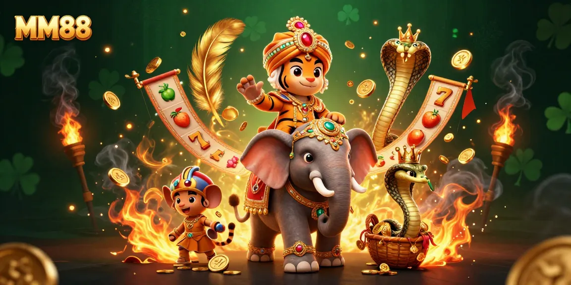 Engage in thrilling gameplay at MM88's vibrant online casino with immersive slot games.