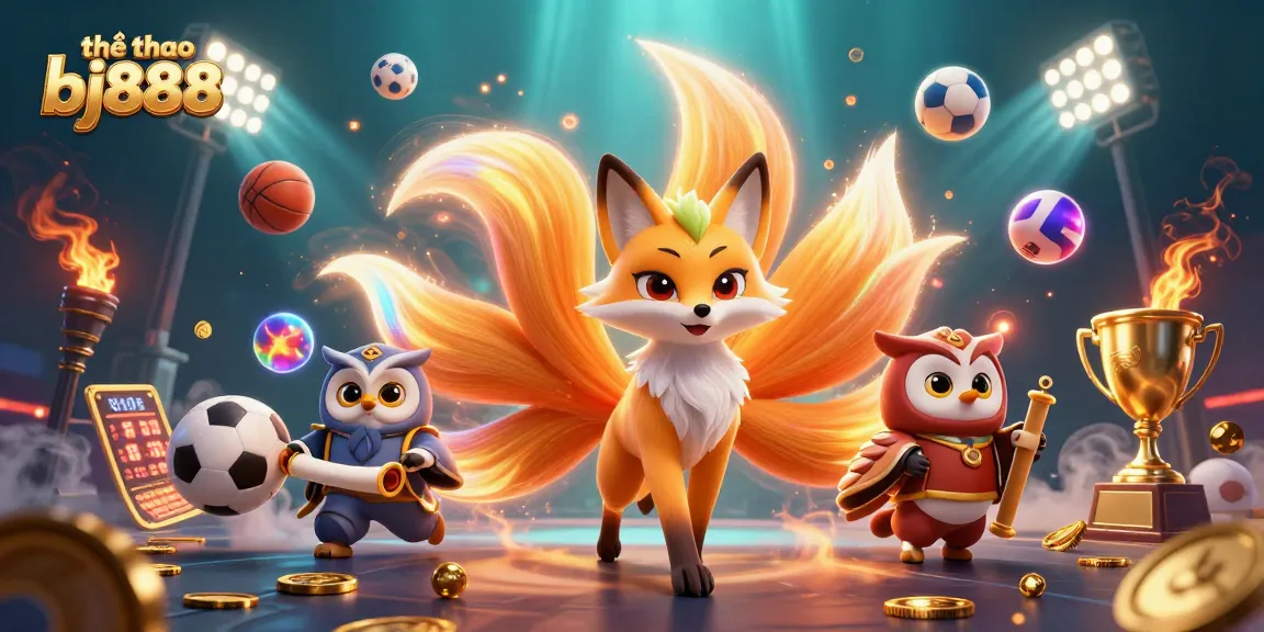 Experience thrilling sports action with thể thao bj888 featuring colorful characters in a vibrant casino scene.