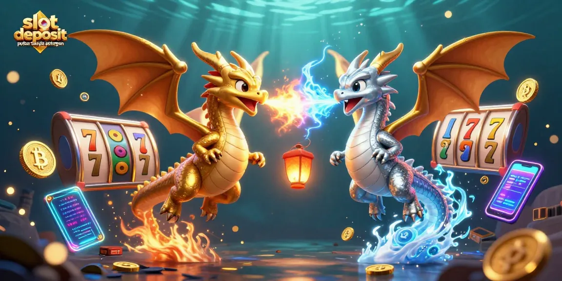 Menangkan jackpot dengan slot deposit pulsa tanpa potongan dalam ilustrasi 3D aksi kasino yang memukau