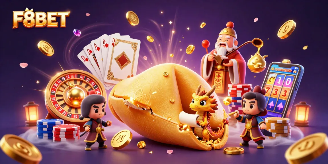 Experience the thrill of winning with F8BET's dynamic casino games featuring golden fortune elements and action-packed visuals.