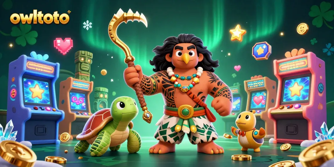 Join the excitement at owltoto with a vibrant 3D casino scene of gaming fun and rewards.