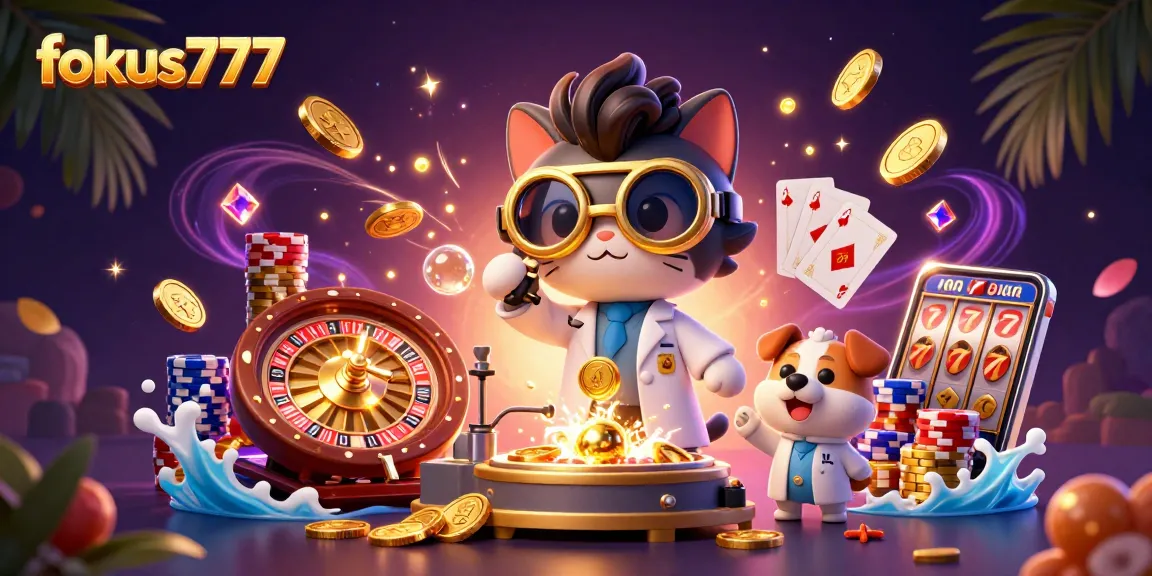 Win big with fokus777 in an exciting online casino featuring classic games and vibrant animations.