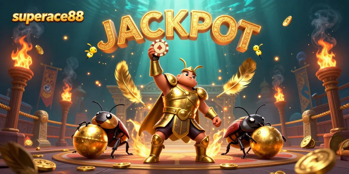 Win big with superace88's thrilling casino games, featuring extraordinary jackpot scenes and vibrant illustrations.