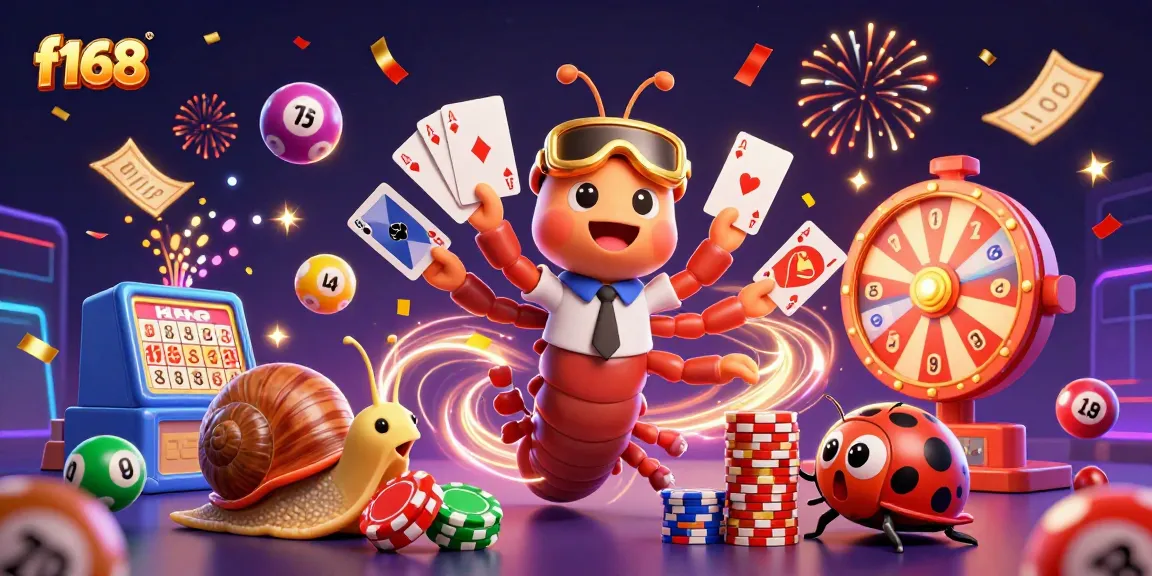 Experience thrilling games at f168 with immersive dealer action and colorful lottery elements.