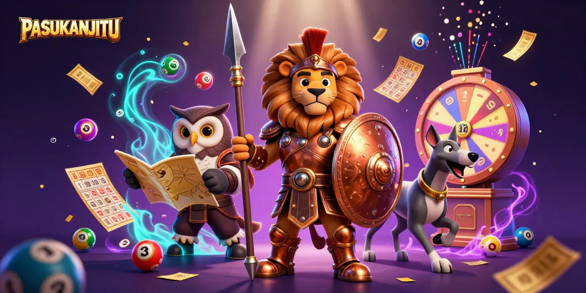PASUKANJITU highlights thrilling lottery adventures with vibrant balls and characters in action.