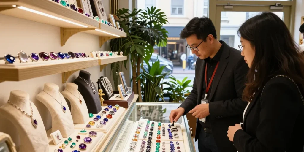 Stunning gemstone collection at https://www.mygemspot.com with vibrant colors and expert merchant engagement.