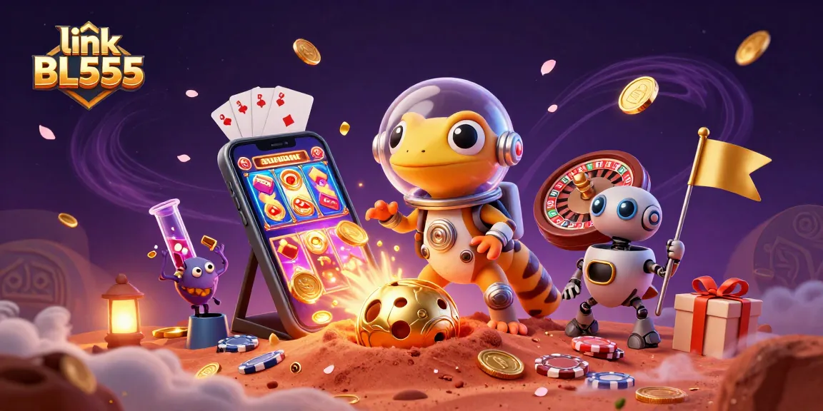 Experience thrilling action with link BL555 as a Martian gecko uncovers a golden casino on Mars.