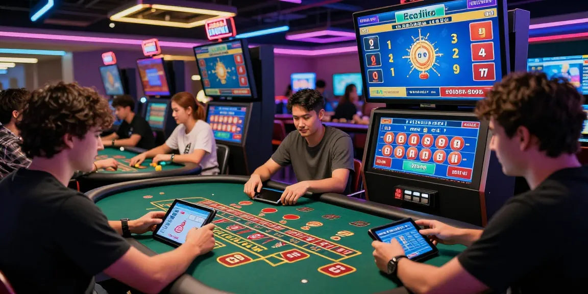 78winnh net online casino gaming scene with players immersed in vibrant virtual betting experience