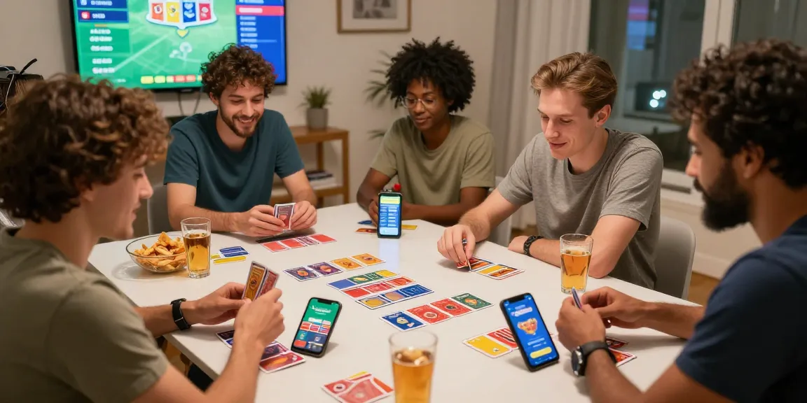 Exciting card gaming experience with players using the Card Rummy app for real money on https://cardrummyapp.com.pk/ in a cozy setting.