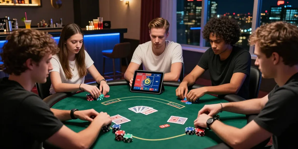 Download file for Poker Game app, showcasing players enjoying an exciting poker game experience.