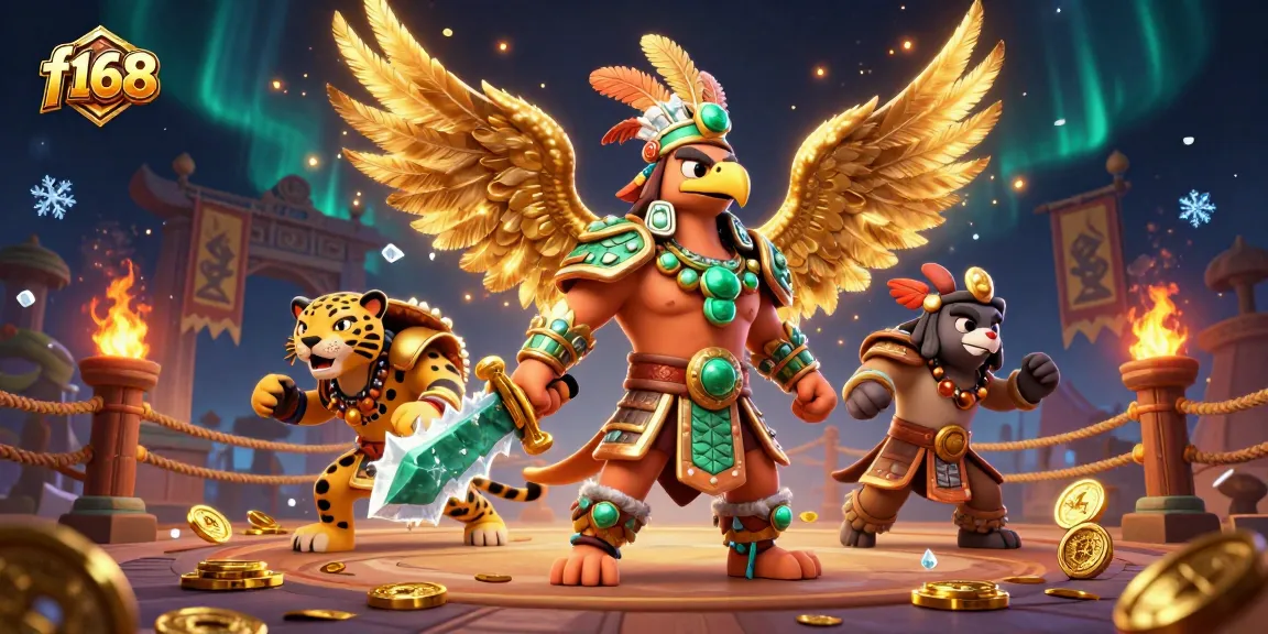 Engage with f168's vibrant casino experience featuring dynamic characters and exciting gaming elements.